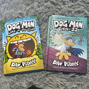 Dog Man Book Set-BOTH included